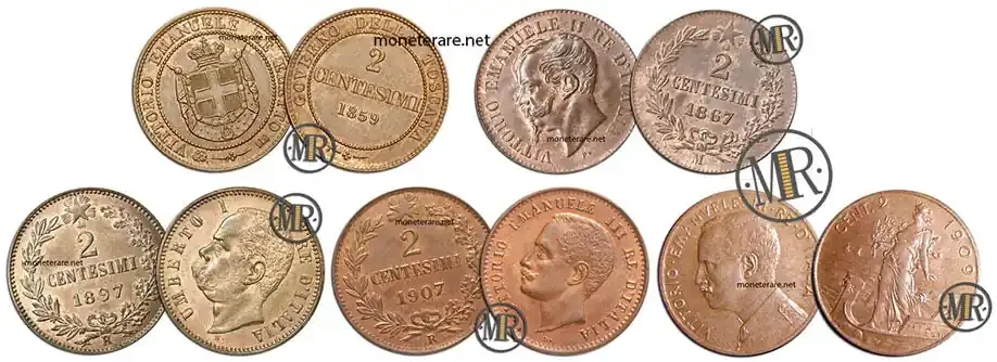 2 Cents of Italian Lira: History, Images, and Value of the Coins