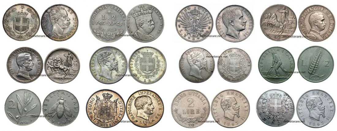 2 Lire in Italian History