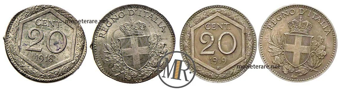 20 Centesimi Hexagon Reissue