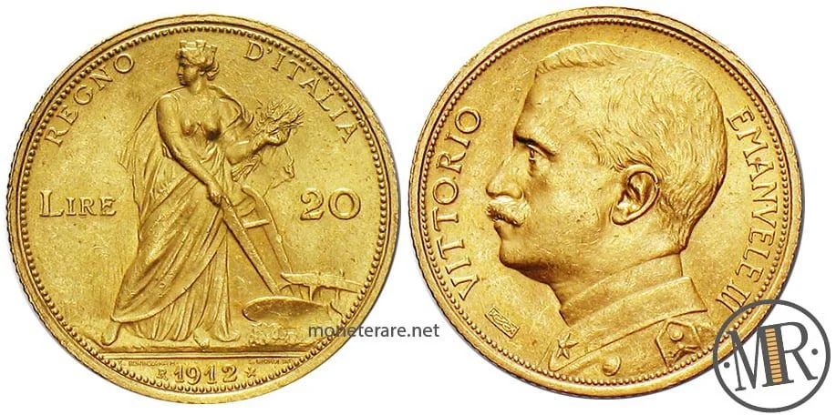 20 Lire Plowwoman 