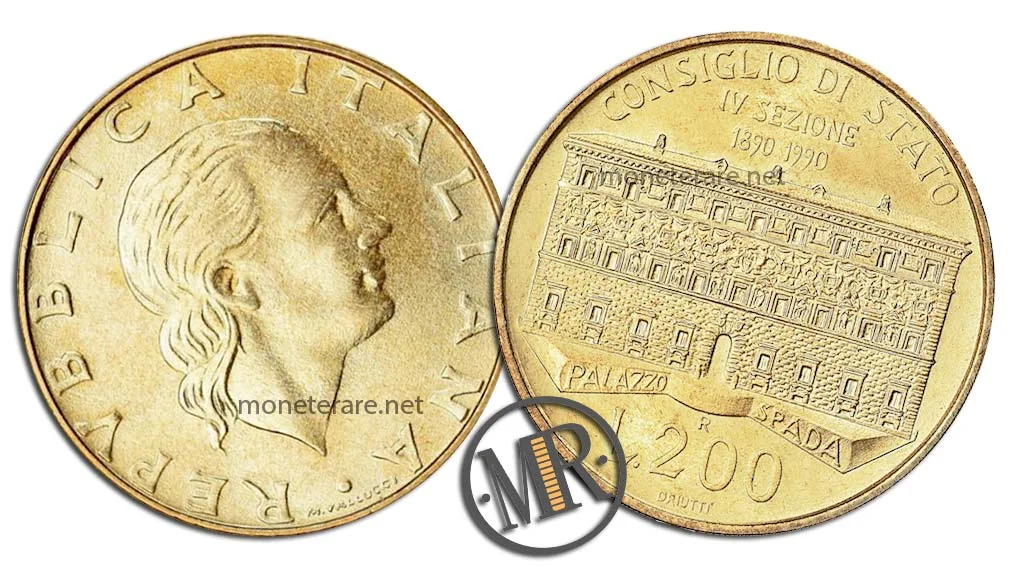 200 lire 1990 Council of State