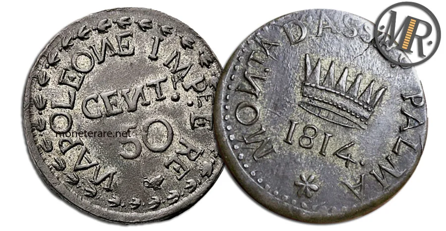 50 Cents Lire Napoleon I Palmanova