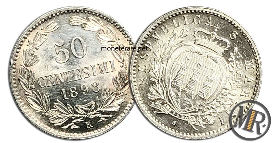 50 Cents Lire San Marino
