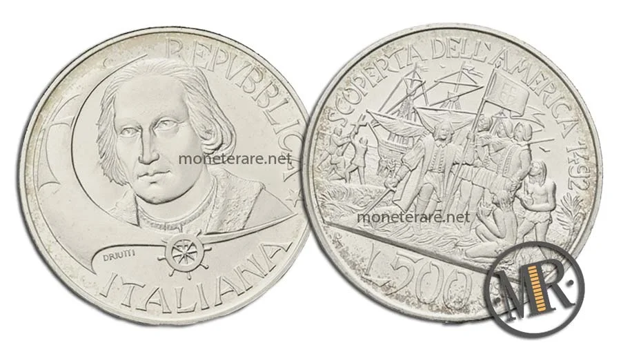 500 Lire Discovery of America The LANDING