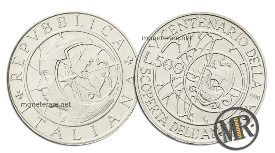 500 Lire Discovery of America INSTRUMENTS