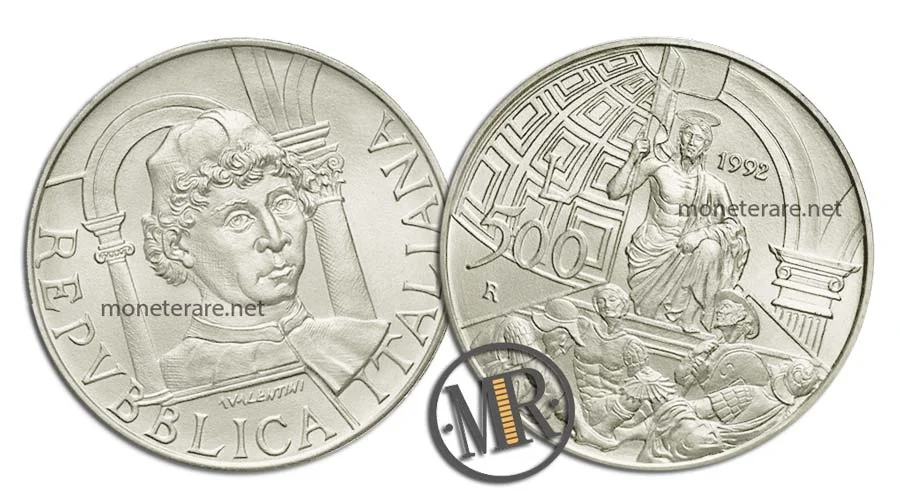 Piero della Francesca 500 Lire Commemorative Silver