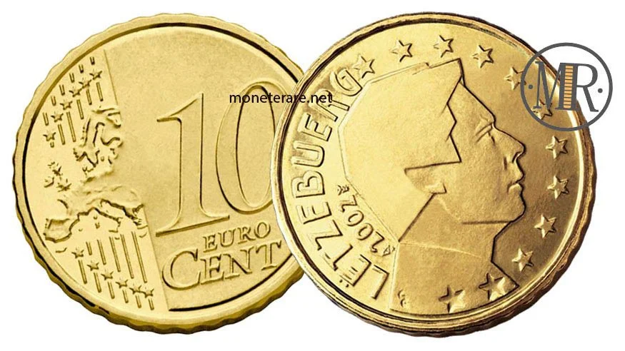 10 euro cents from Luxembourg