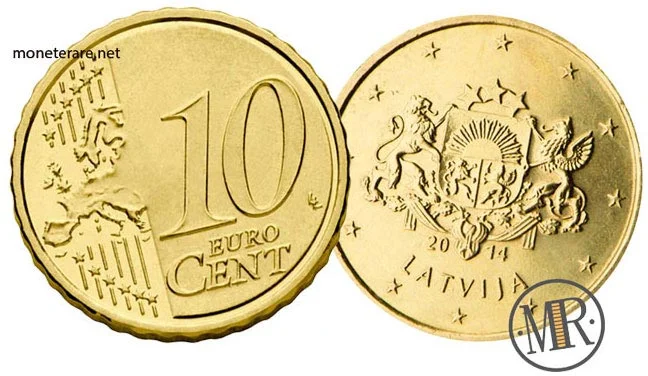 10 Cents Euro Latvia