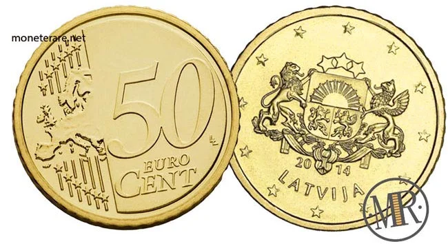50 Cents Euro Latvia