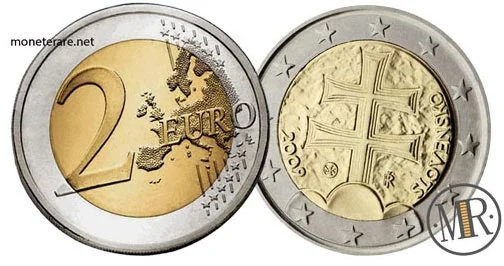 2 Euro coin from Slovakia