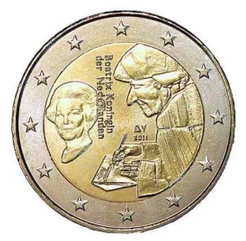 2 commemorative euro Netherlands 2011
