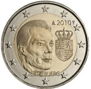 Commemorative €2 Coins Luxembourg 2010