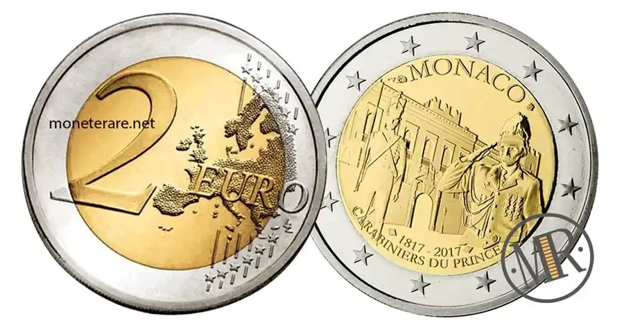 2 Euro Commemorative Monaco 2017 Carabinieri of the Prince