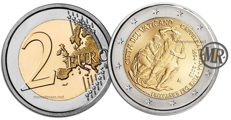 2 Euro Commemorative Vatican 2019 Sistine Chapel