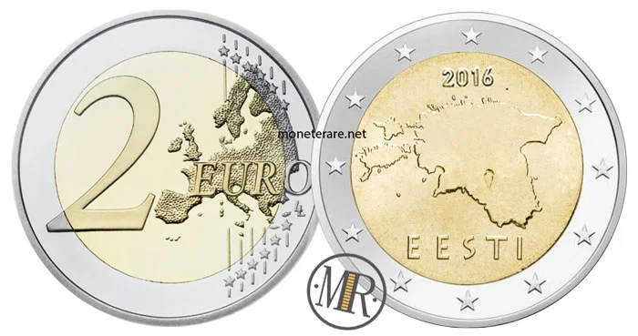 2 euro coin Estonia 2016