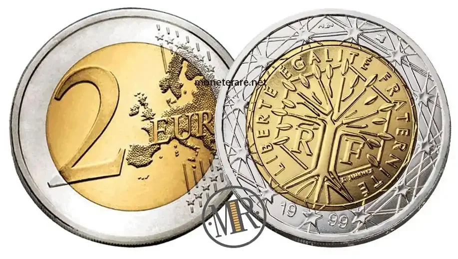 2 euro rare france