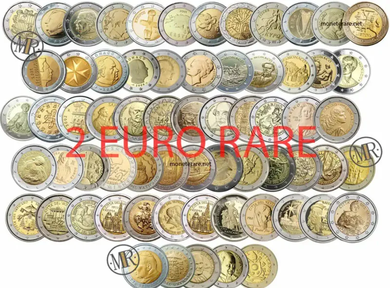 Catalog of rare €2 coins