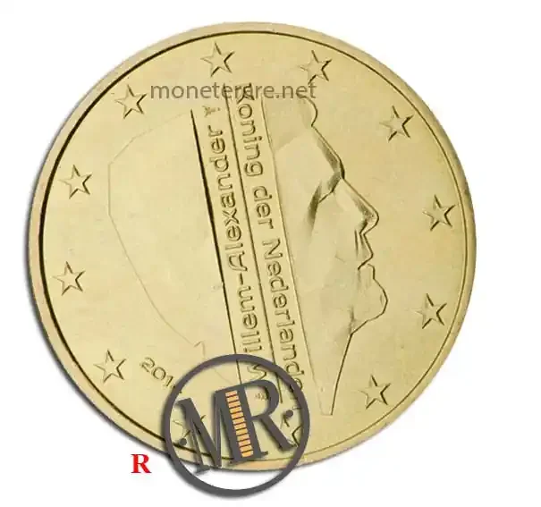 50 Cents Rare Netherlands Third Series