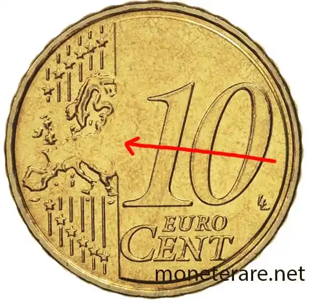 Cents with a map of Europe