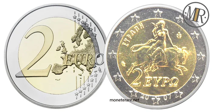€2 coin Greece 2007