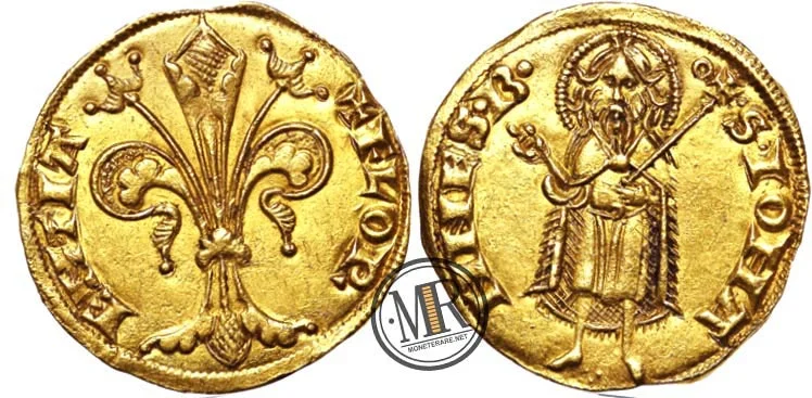 Ancient Florentine coins: Florin Coin 1252