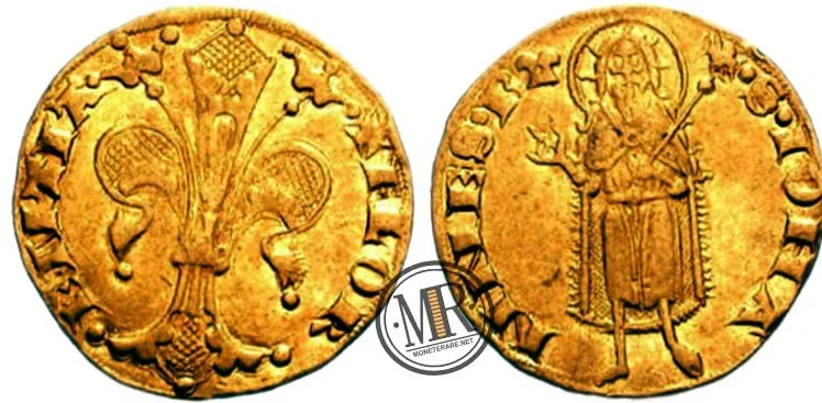 Ancient Florentine coins: Florin Coin 1252