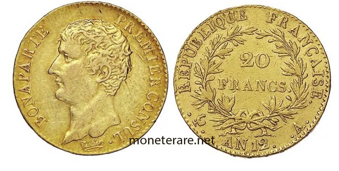 Marengo Napoleon Consul - 20 Francs Gold