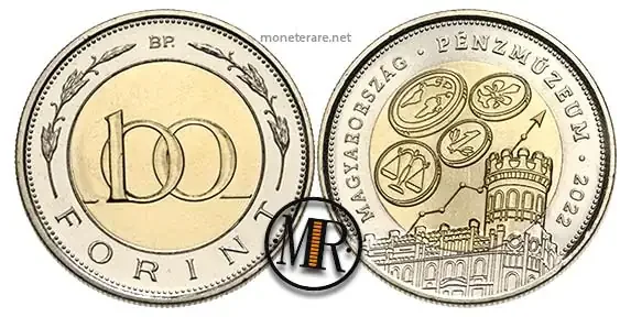 Hungarian commemorative coin of 100 forint 2022 (100 Hungarian florins)
