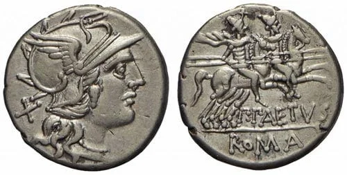 Roman coins denarius