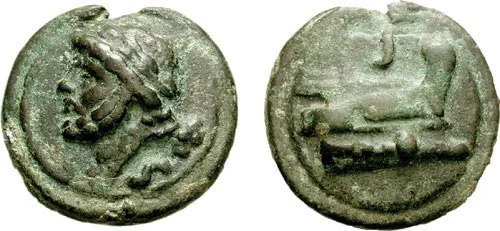 Roman coins semis