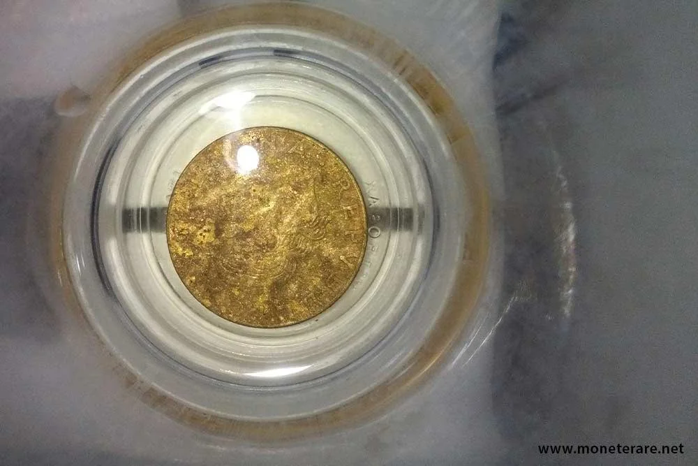 how to clean 200 lire coins