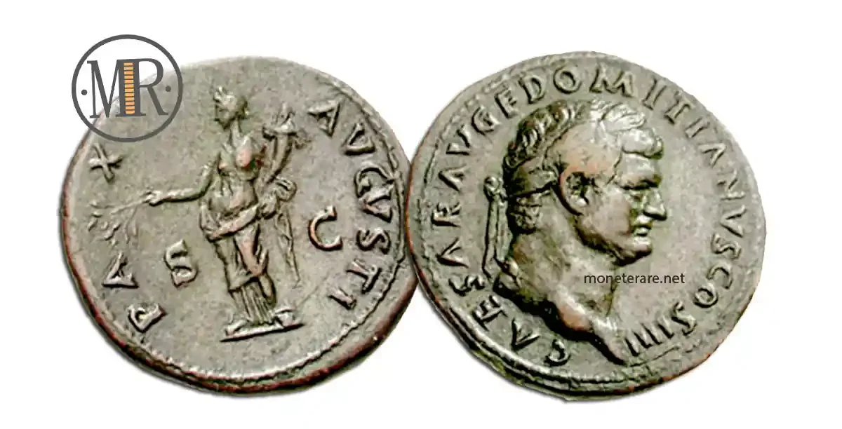Roman sestertii value Domitian