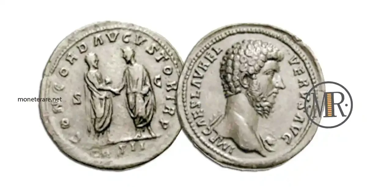 Sestertius of Marcus Aurelius and Lucius Verus