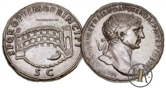 value of Roman sestertius Trajan