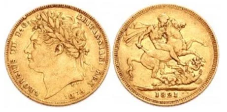 Gold Sovereign 1821