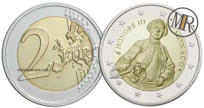 2 Euro Monaco 2020 Honorè III