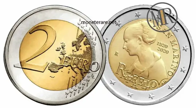 2020 San Marino Commemorative €2 Raffaello Sanzio