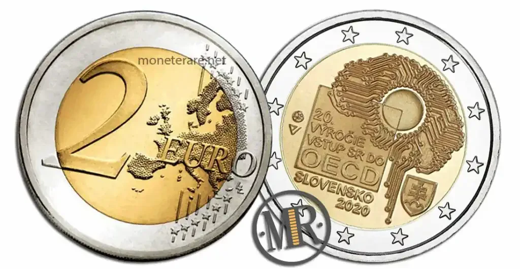 2 Euro Commemorative Slovakia 2020 Organisation for Economic Co-operation and Development
