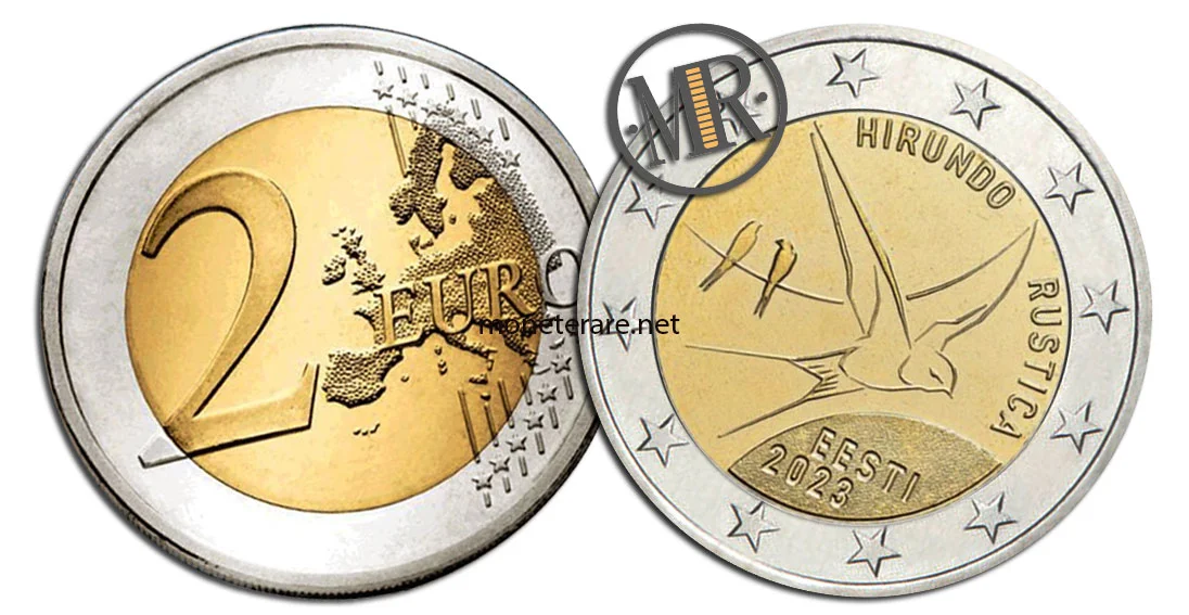 2 Euro Commemorative Estonia 2023 The Swallow