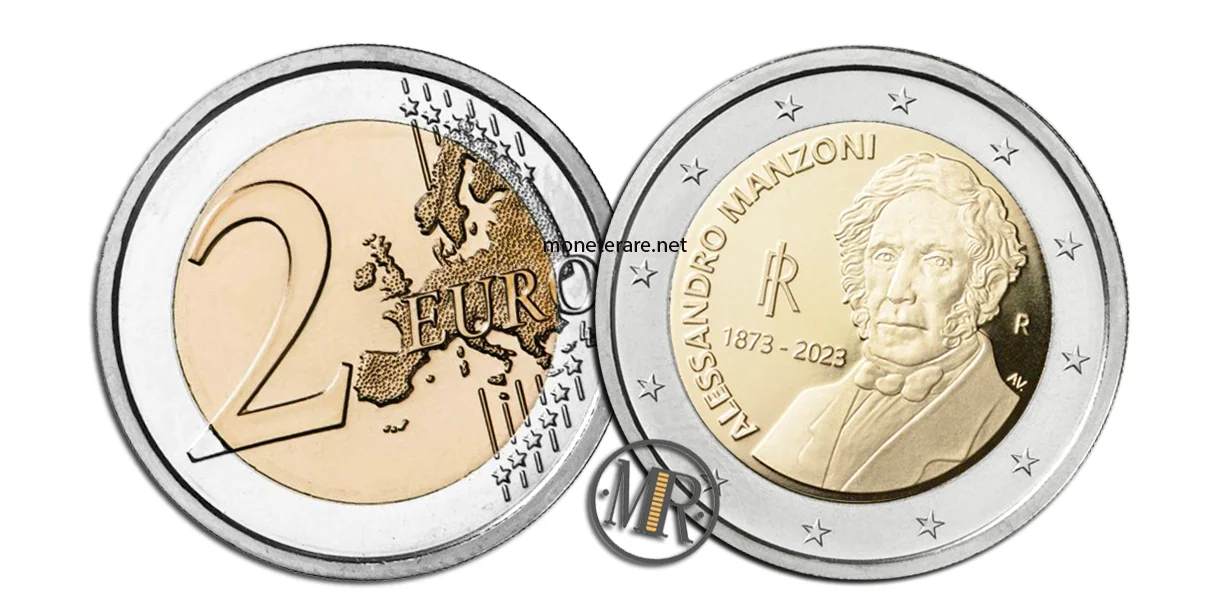 2 Euro Commemorative Italy 2023 Alessandro Manzoni