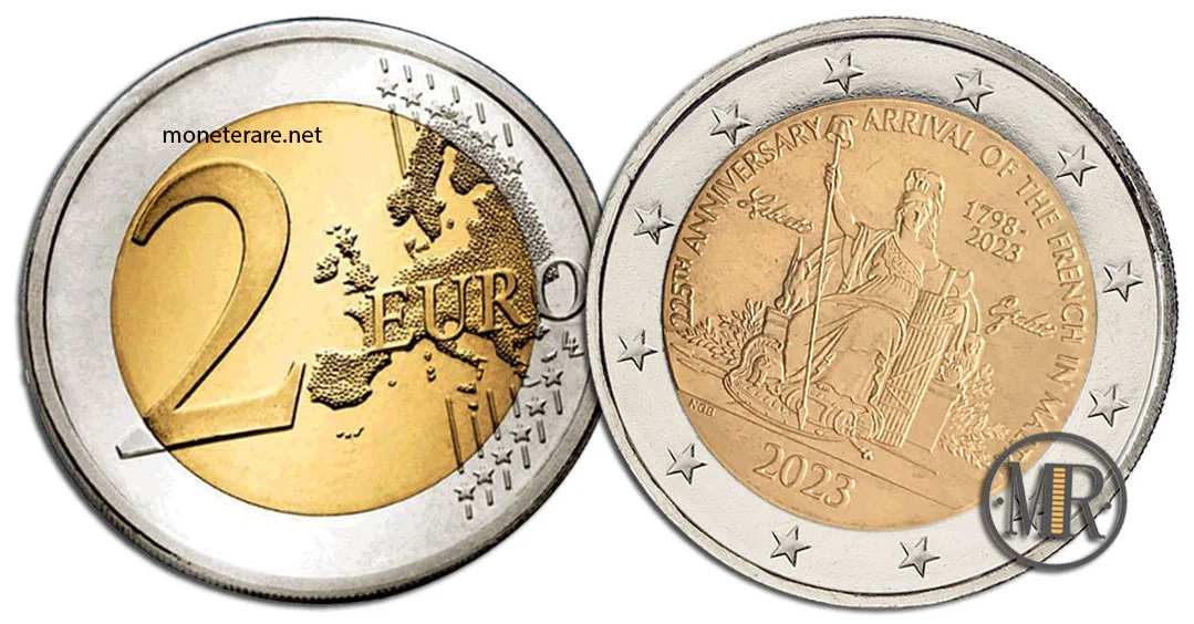 2 Euro Commemorative Malta 2023 Napoleon Bonaparte
