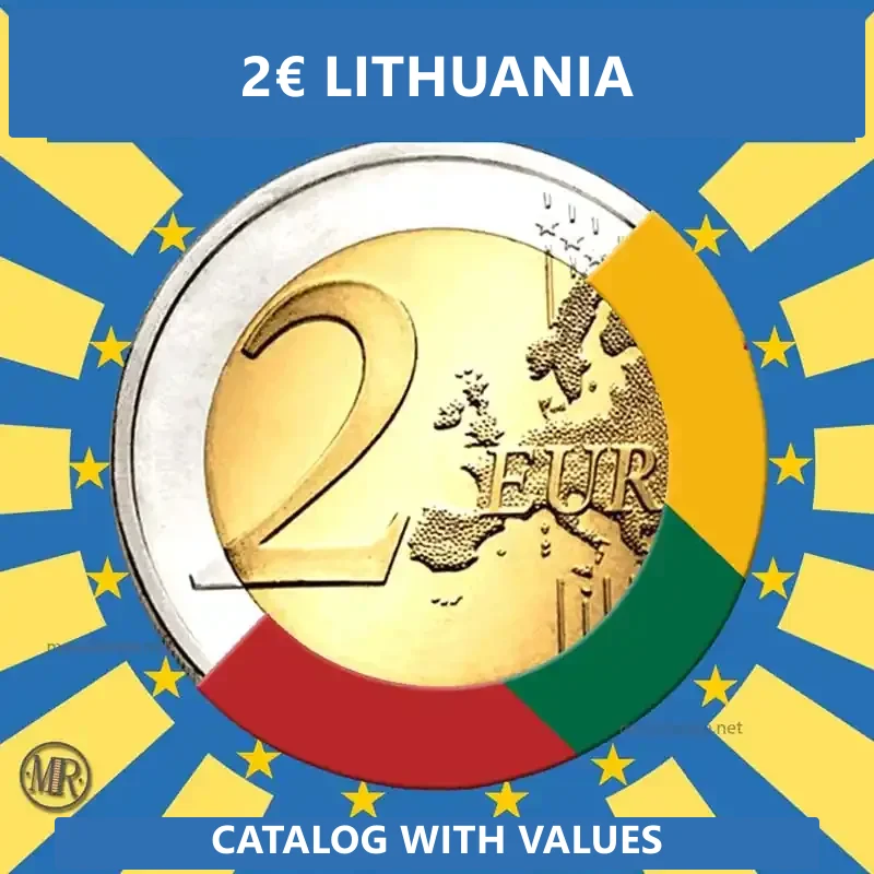 Lithuania €2 commemorative coins catalog cover