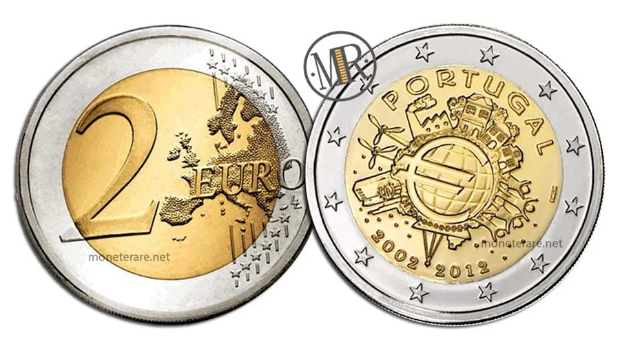 2 Euro Commemorative Portugal 2012 EURO