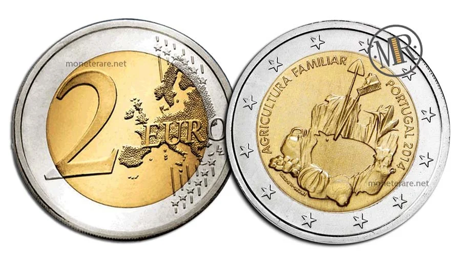 2 Euro Commemorative Portugal 2014 Family Farming
