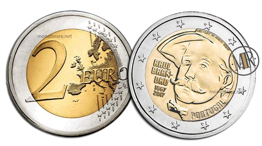 2 Euro Commemorative Portugal 2017 Raul Brandão