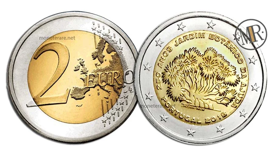 2 Euro Commemorative Portugal 2018 Ajuda Botanical Garden