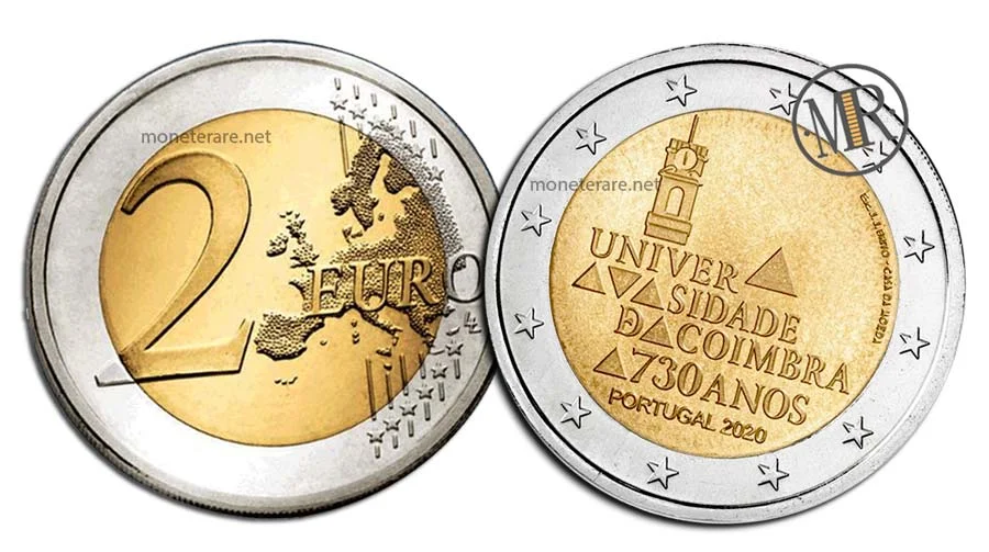 2 Euro Commemorative Portugal 2020 University of Coimbra