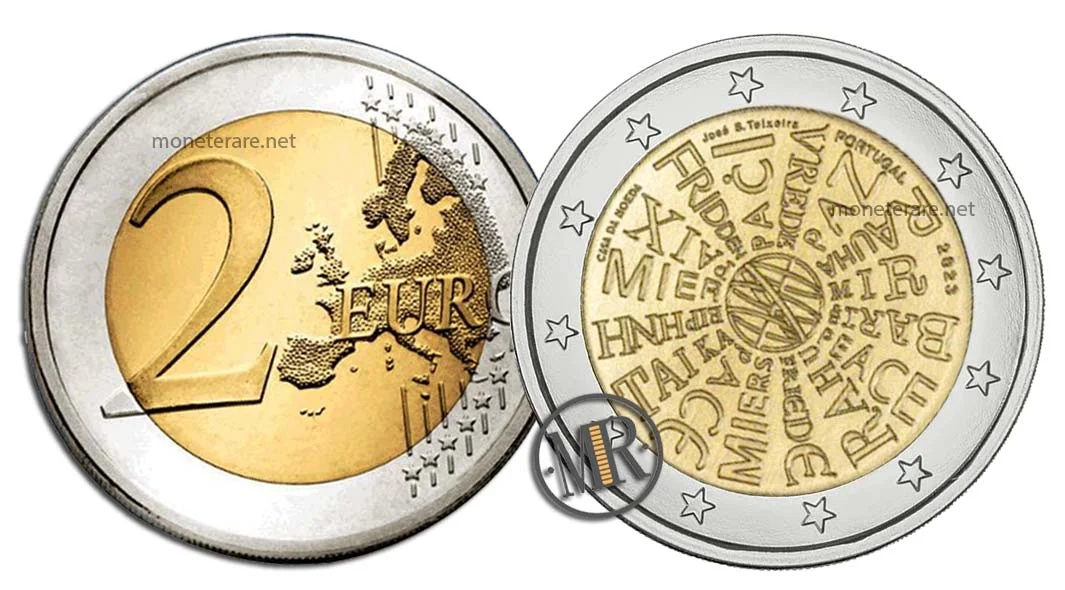 2 Euro Commemorative Portugal 2023 Peace Among Nations