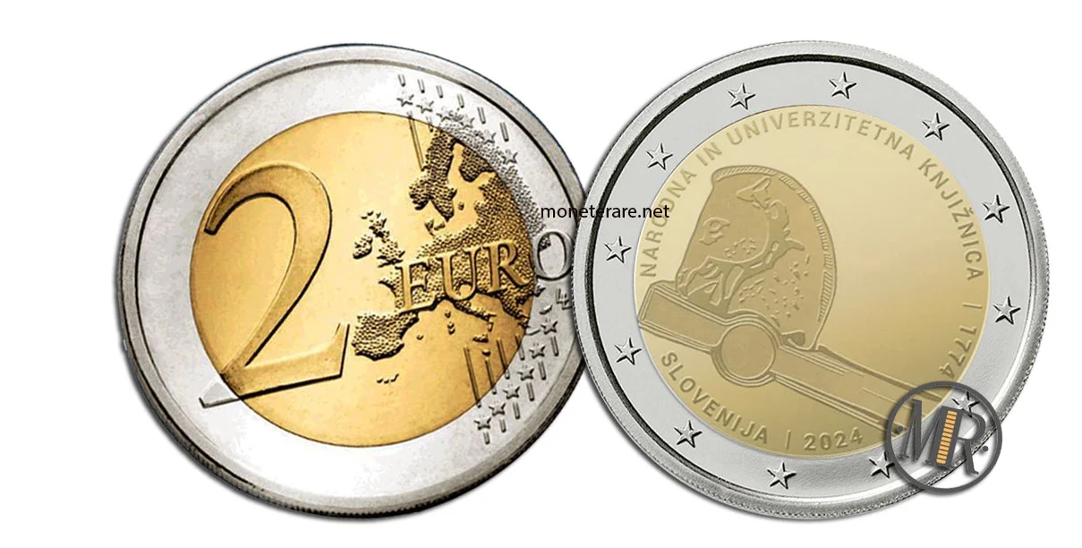 2 Euro Slovenia 2024 Biblioteca Nazionale e Universitaria