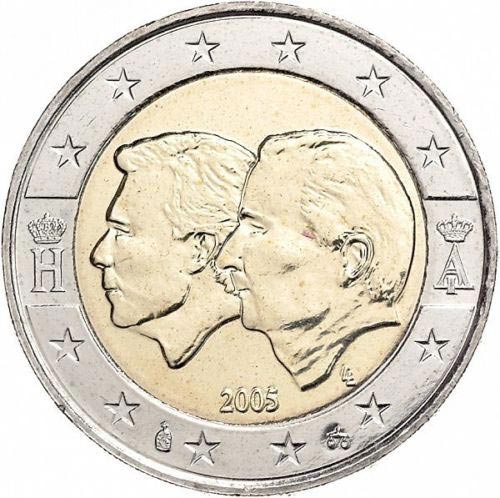 2 euro commemorative coins Belgium 2005